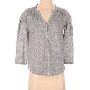 H&M  Women's 3/4 Sleeve Gray Top XS